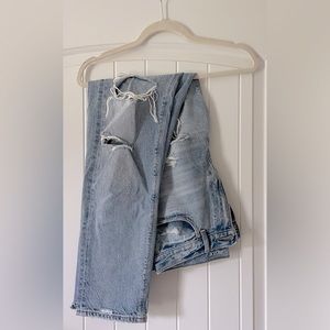 American Eagle Ripped Mom Jeans